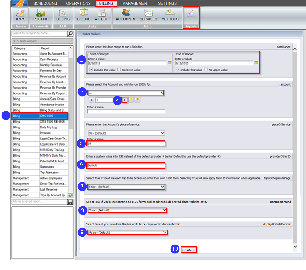 Generating CMS 1500 Forms